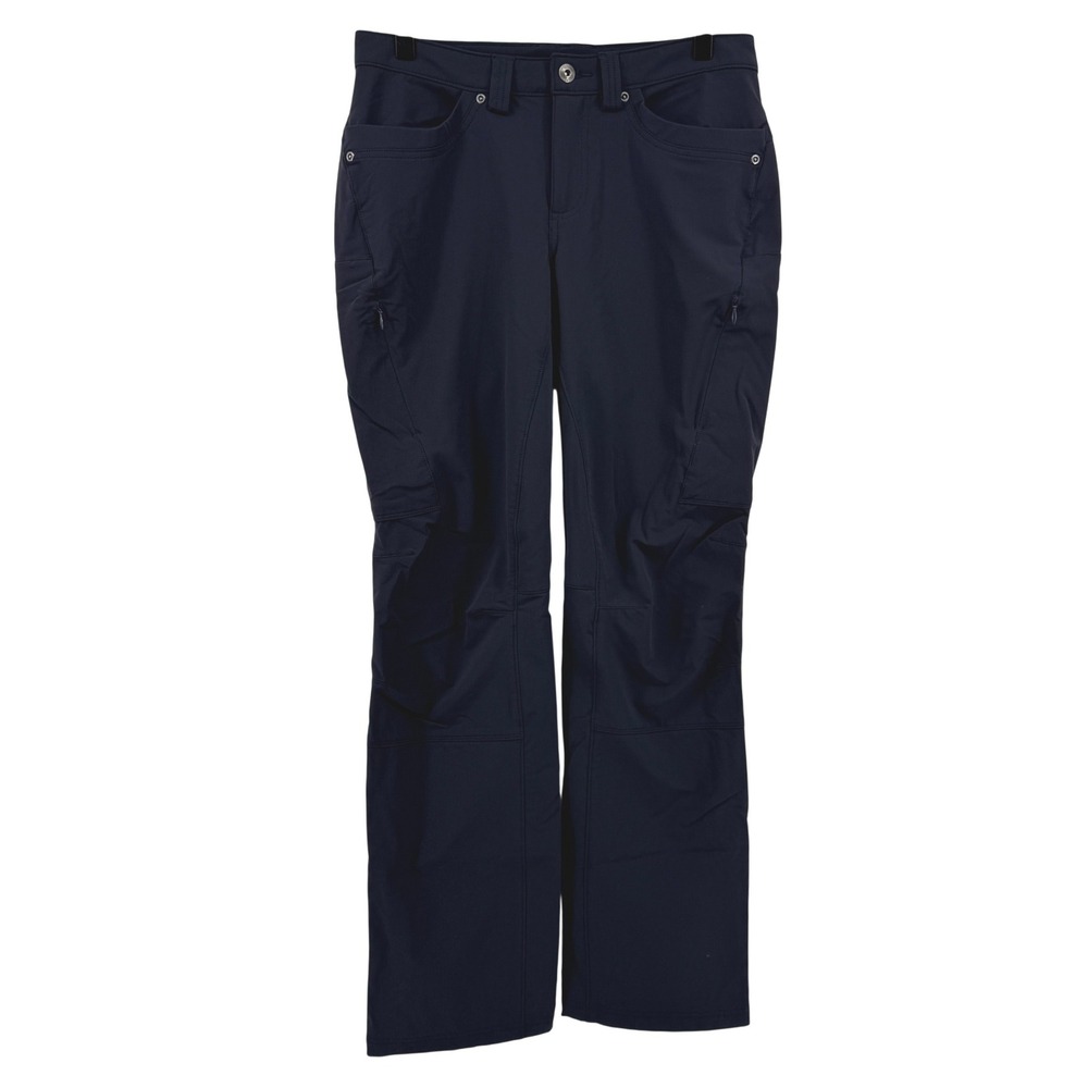 Duluth Flexpedition Bootcut Pants Navy Blue Women 6x31 Pockets Nylon Hiking